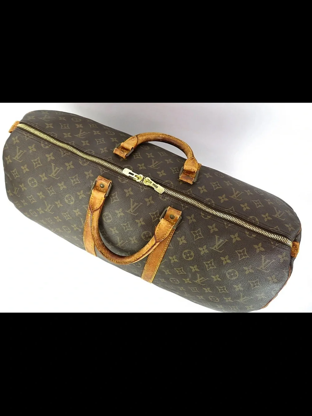 Louis Vuitton Monogram Canvas Duffel Bag in Brown and Tan